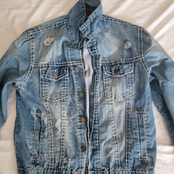 D-LUX DENIM JACKET SIZE MEDIUM - Picture 1 of 11